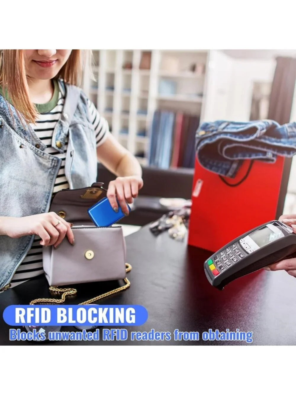 12 Pcs Slim RFID Blocking Aluminum Wallets | Mini Metal Credit Card Holders